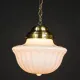 12" Hanging Scalloped Schoolhouse Globe #0