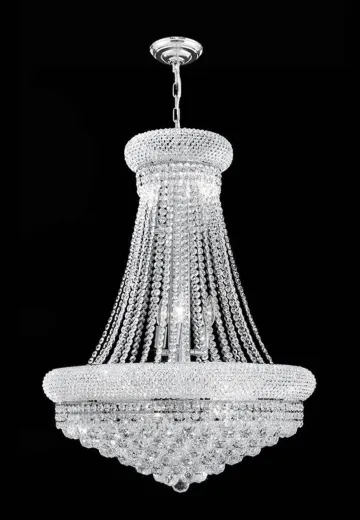 26" Crystal Basket Chandelier (Small)