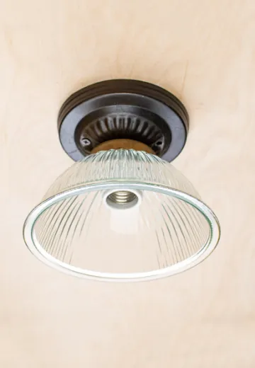 Halophane Glass Flush Mount