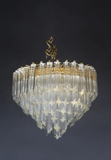 Small Modern Crystal Chandelier