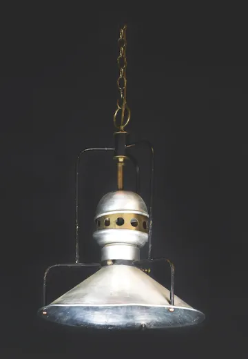 Silver Hanging Industrial Reflector