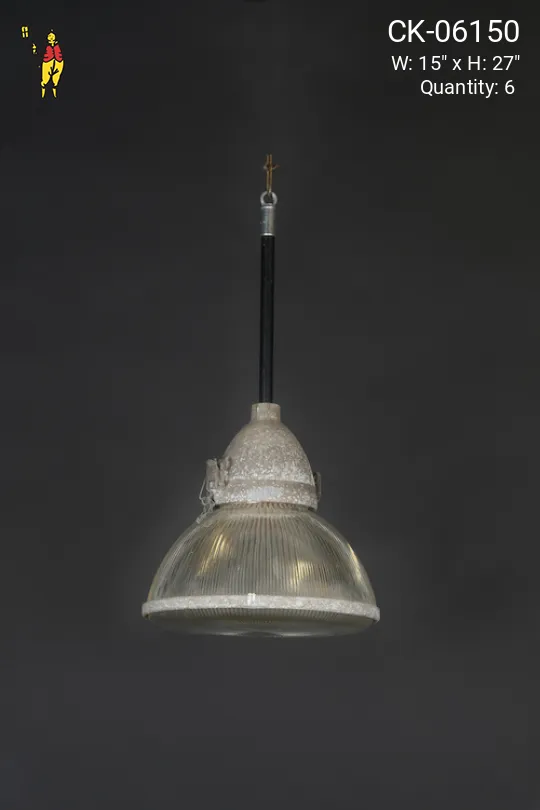 Hanging Halophane Pendant