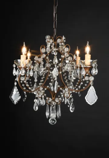 Victorian Crystal Petite Chandelier