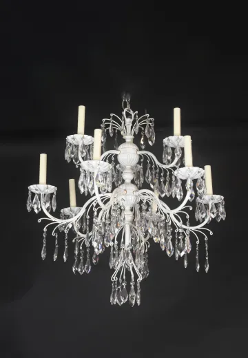 Victorian Crystal Chandelier