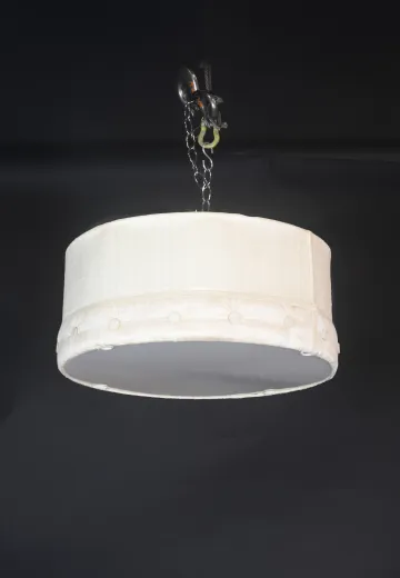 Hanging Fabric Shade Pendant