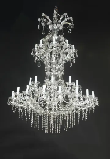 Thirty Six Light Crystal Chandelier