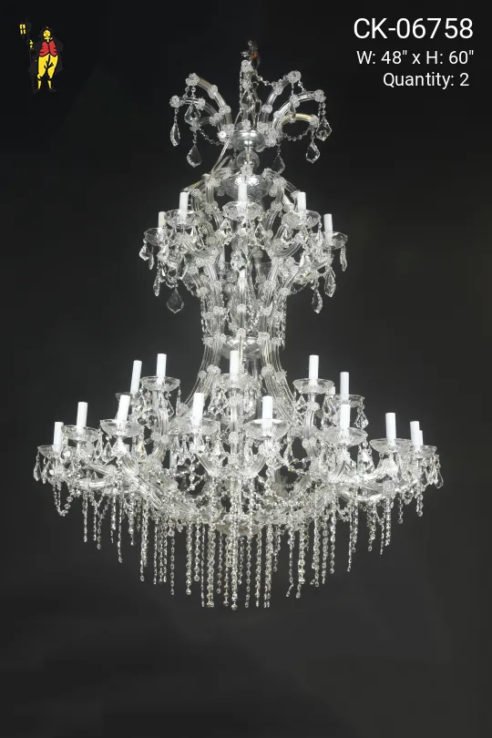 Thirty Six Light Crystal Chandelier