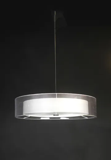Modern Fabric Shade Pendant