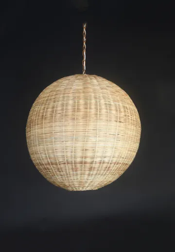 Wicker 28" Hanging Fixture