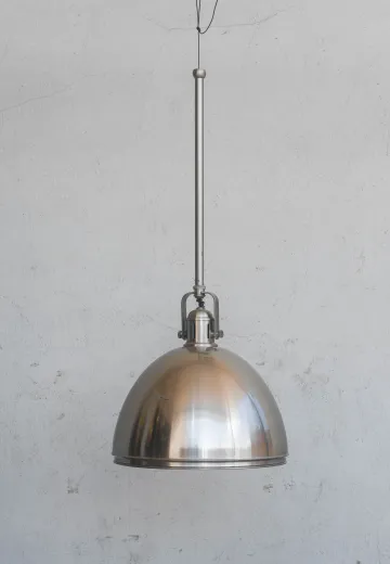 Polished Chrome Dome Hanging Pendant