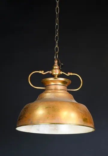 Brass Reflector Pendant