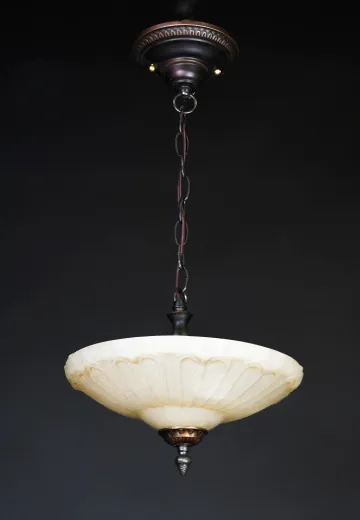 Hanging Glass Bowl Fixture