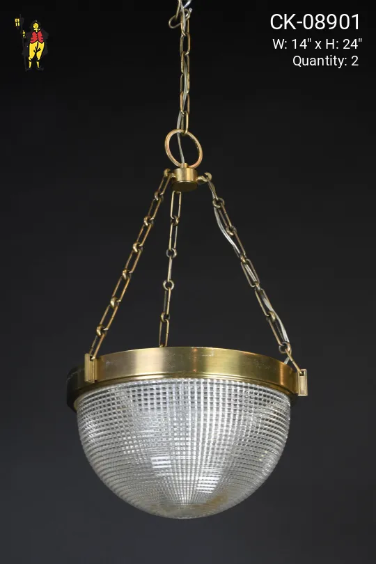 Glass Bowl Pendant