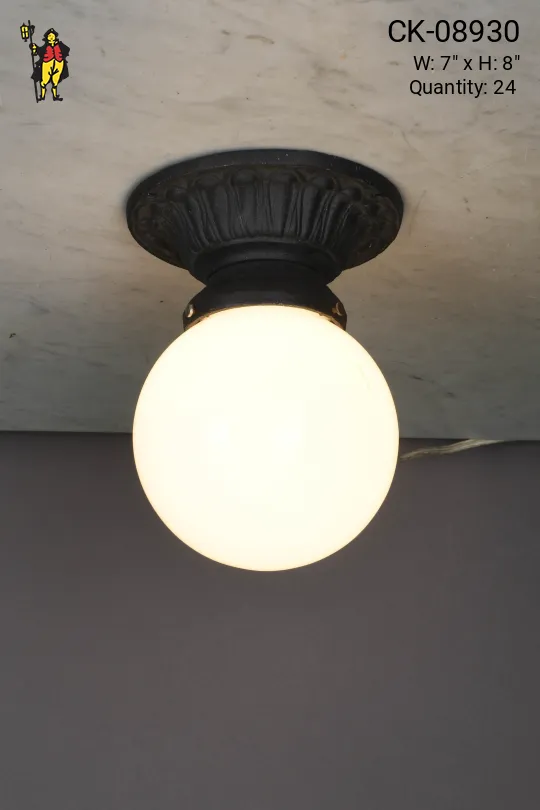 Iron Flush Mount Ceiling Fixture