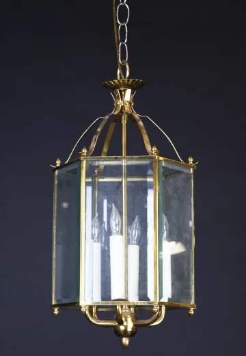 Municipal Brass Hanging Lantern