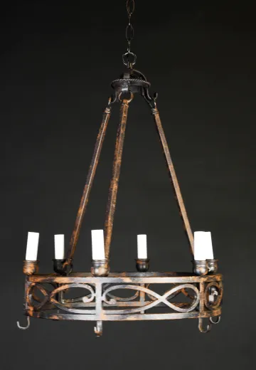 Gothic Iron Chandelier