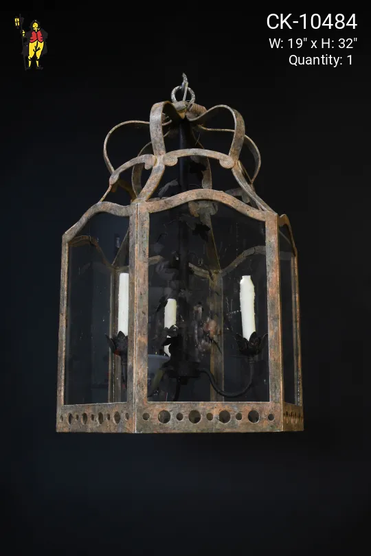 Oversize Three Candle Hanging Lantern