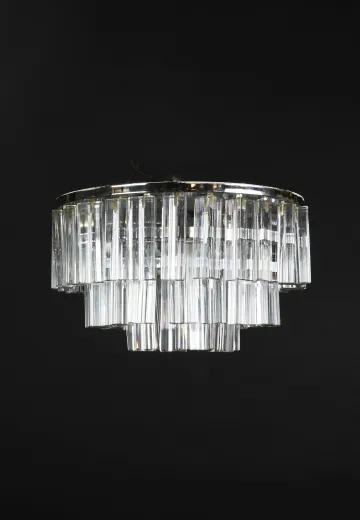 Flush Mount Crystal Fixture