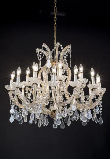 Large Maria Therese Crystal Chandelier