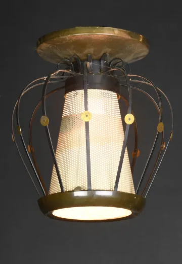 Mid Century Flush Mount Fixture