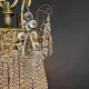 Twelve Candle Crystal Basket Chandelier #1