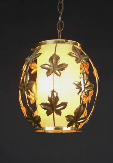 Metal Leaf Hanging Pendant