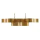 Grand Gold Oval Chandelier #0