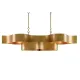 Grand Gold Oval Chandelier #1