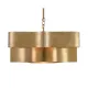 Grand Gold Oval Chandelier #2