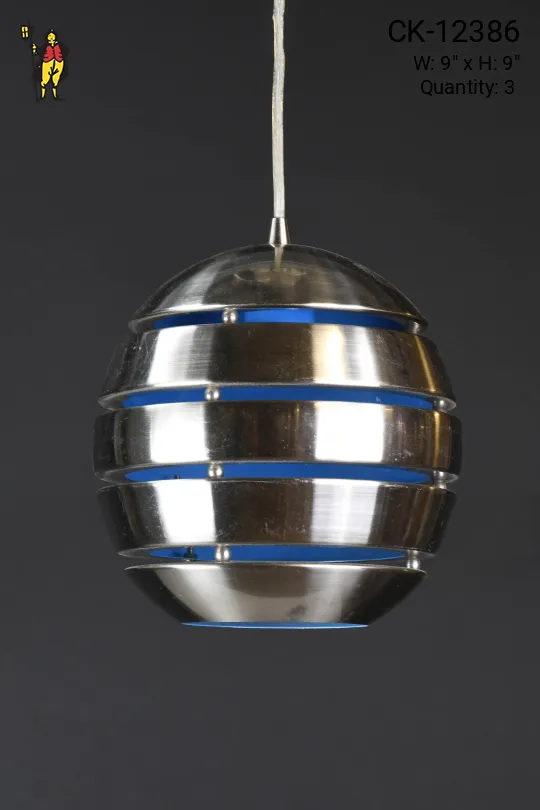 Modern Nickel Hanging Pendant