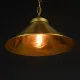 12" Brass Metal Reflector Pendant #0