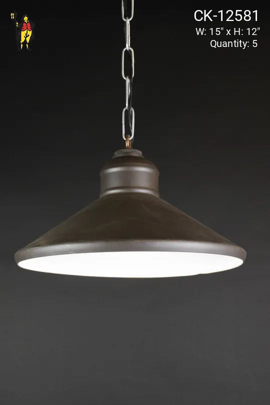 Bronze Hanging Reflector