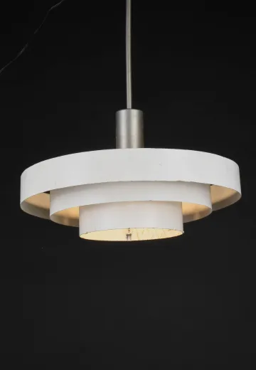 White Metal Ring Hanging Pendant