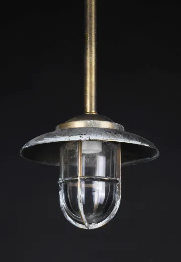 Small Hanging Cage Reflector Pendant