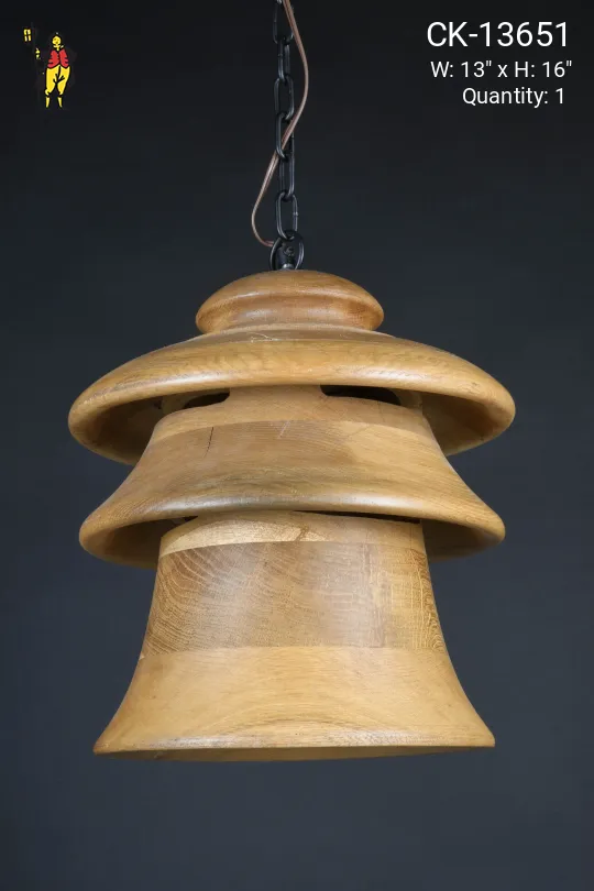 Wooden Hanging Pendant