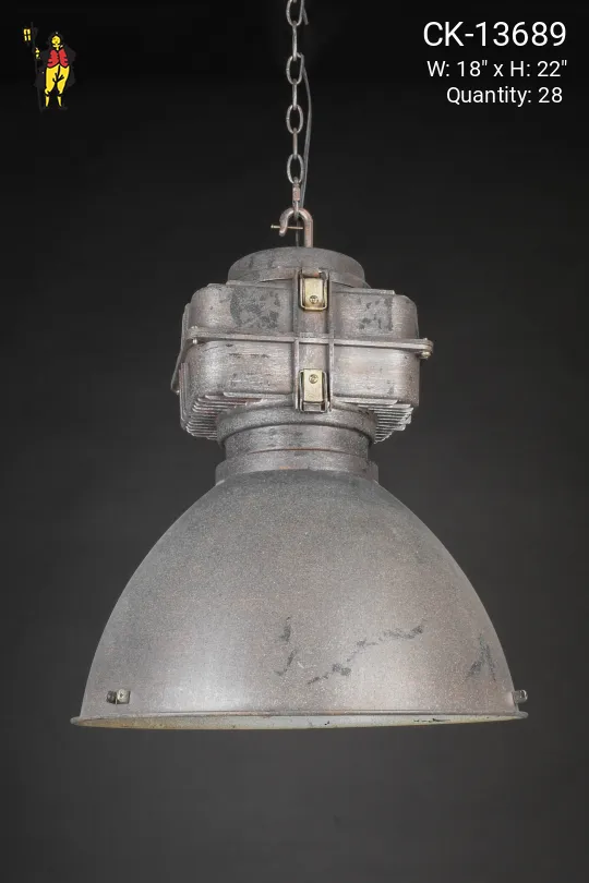 Galvanized 18" Industrial Hanging Fixture