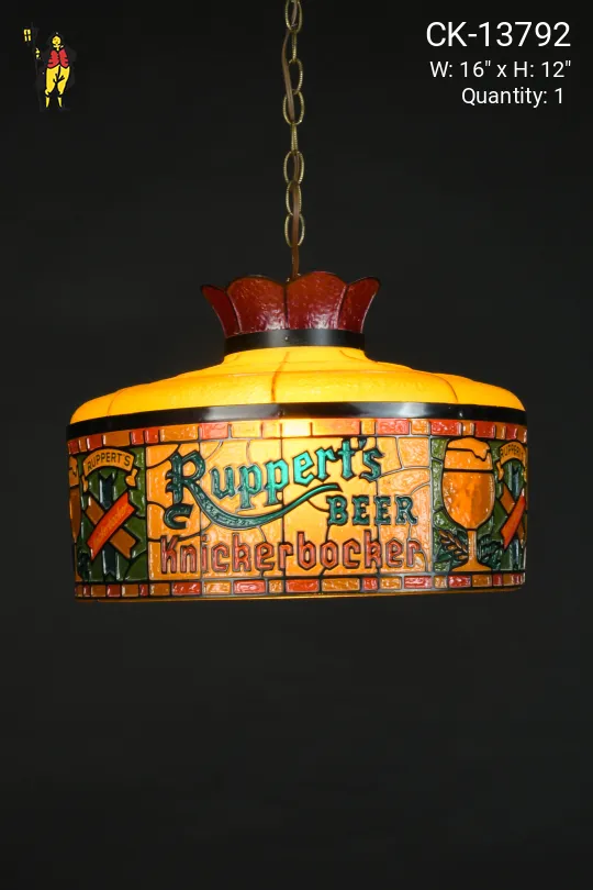 "Rupert Knickerbocker" Beer Pendant