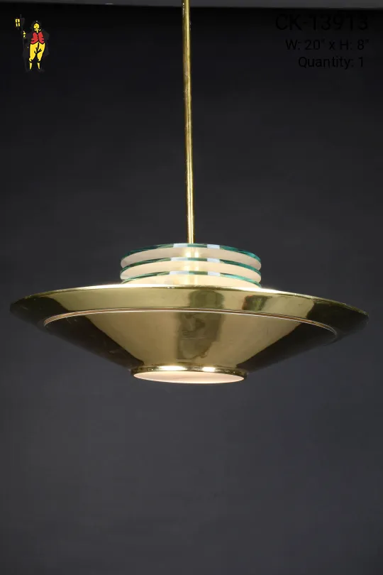 Polished Brass Hanging Bowl
