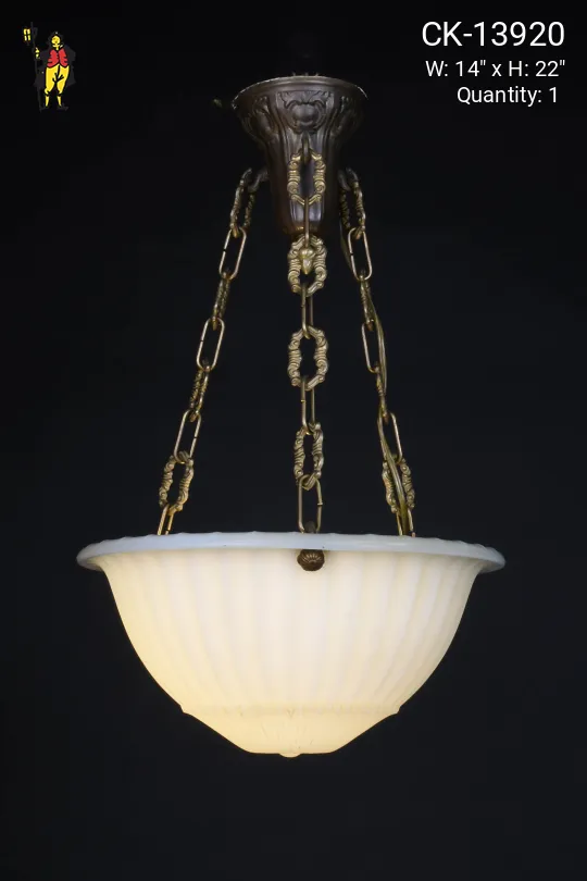 Glass Bowl Hanging Fixture