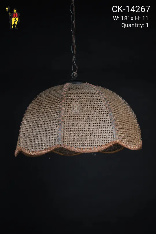 Hanging Wicker Pendant