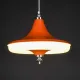 Orange Mid Century Fluorescent Pendant #0