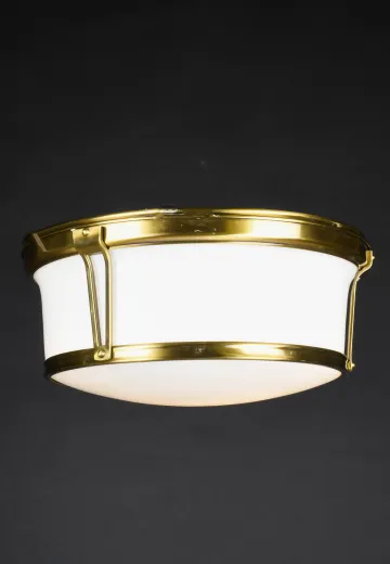 Antique Brass Flush Mount Fixture