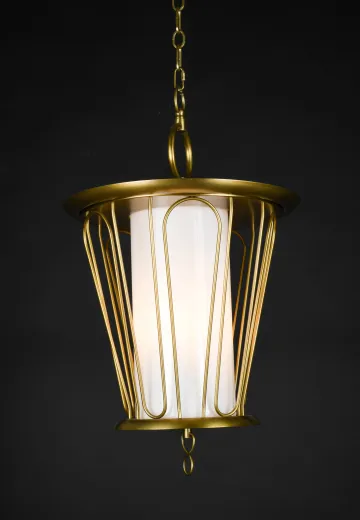 Brass & Glass Hanging Lantern