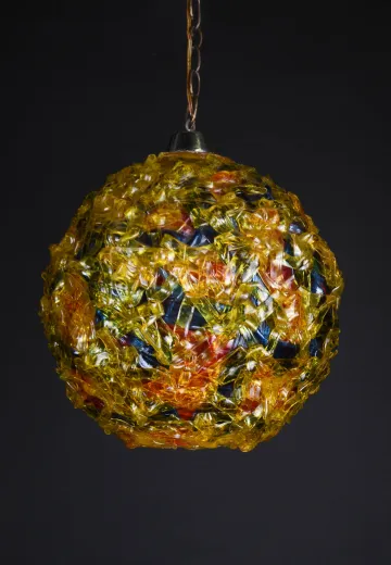 Multicolor Mid Century Hanging Globe