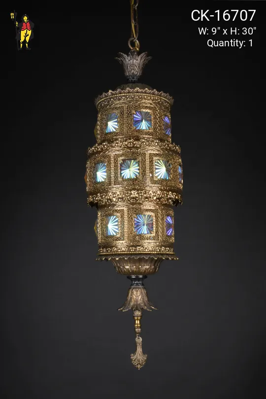 Moorish Pierced Brass Lantern