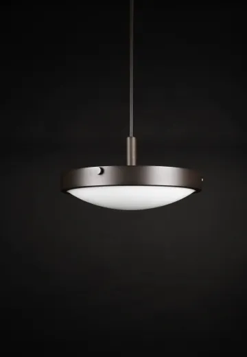 Modern Bronze Hanging Bowl Pendant