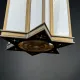 Antique Brass Star Shaped Lantern #0