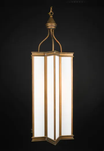 Antique Brass Star Shaped Lantern