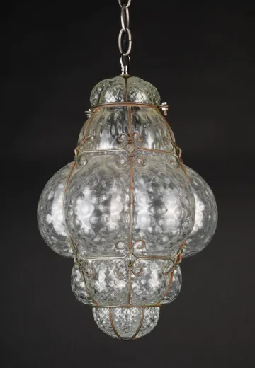 Molded Glass Hanging Pendant