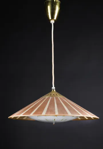 Mid Century Pull Down Pendant